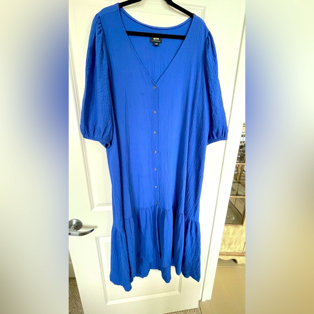 Mauve for Anthropologie dress.